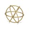 Contemporary Home Living 8.75" Gold Small Circular Orbs Tabletop Decoration